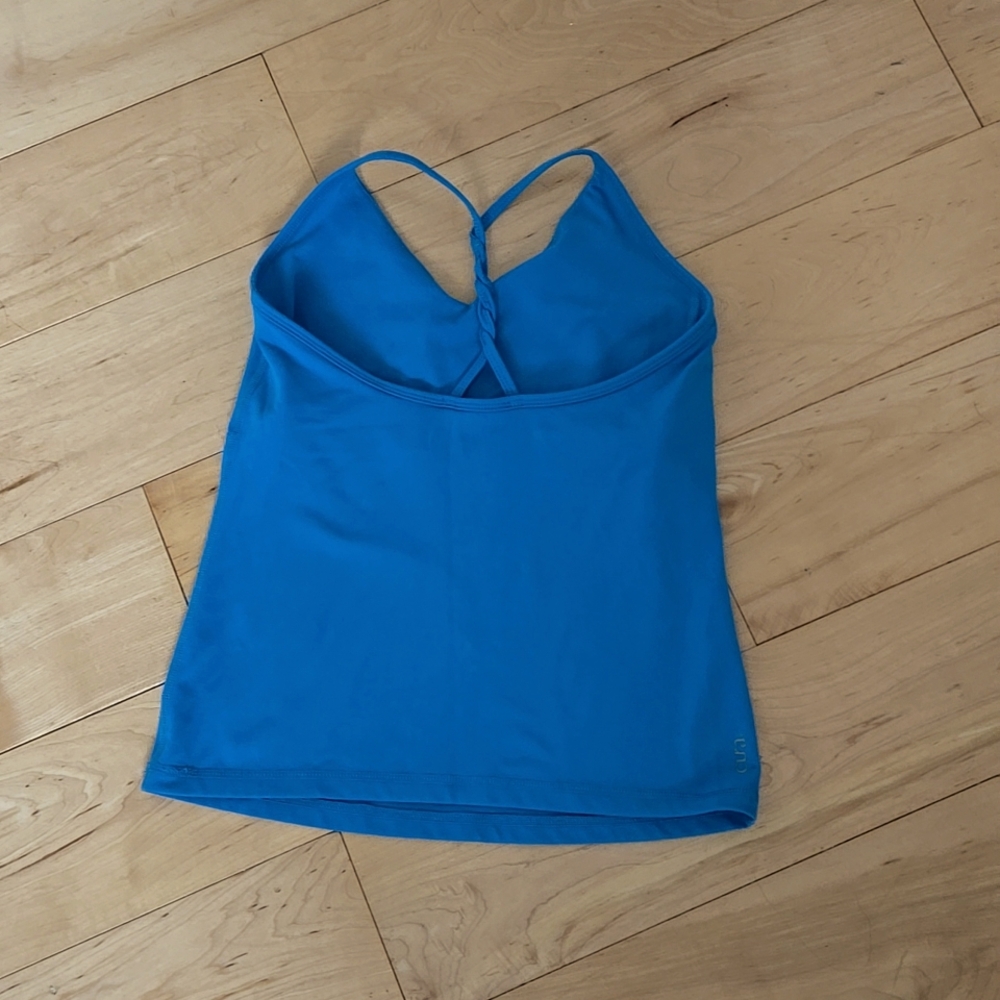Vintage Curafit workout top with built in bra
